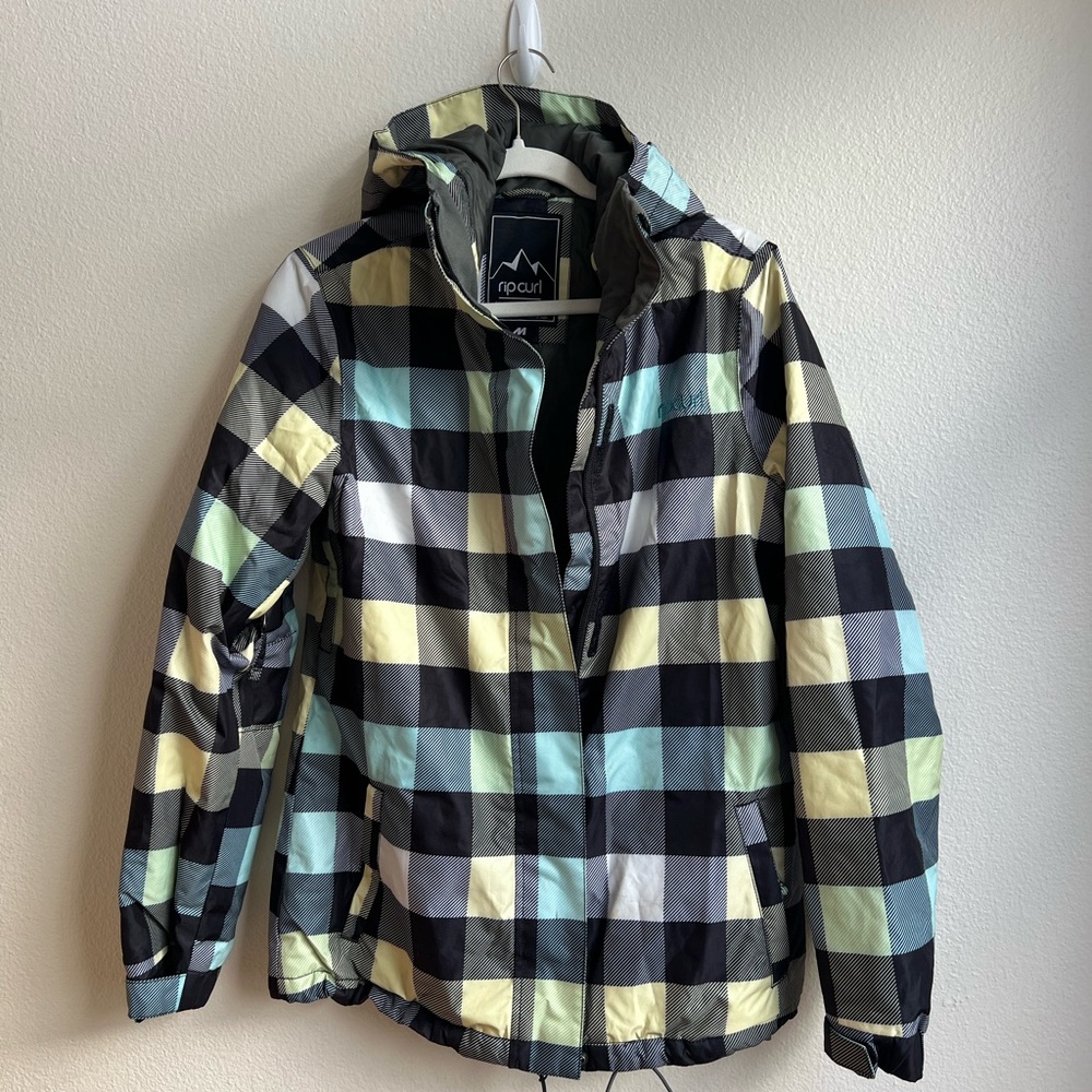 Women’s Ripcurl Buffalo Check Colorful Ski/Snowboard‎ Jacket